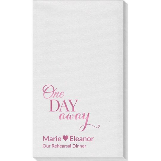 One Day Away Linen Like Guest Towels